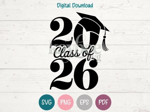 Class of 2026 Graphics for T-Shirt Designs