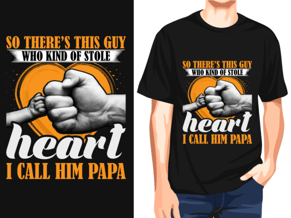 I Call Him Papa Vector: Graphics for T-Shirt Designs