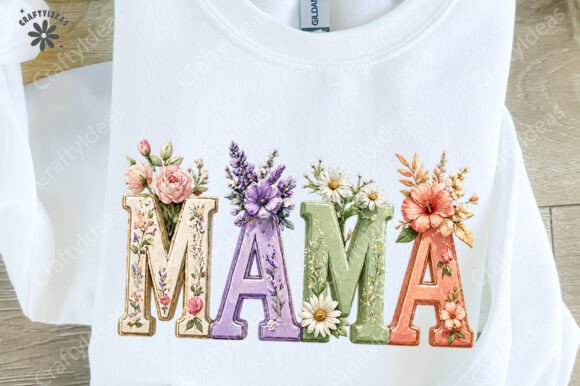 Mama PNG: Graphics for T-Shirt Designs