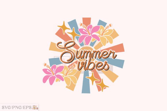 Summer Vibes SVG: Graphics for T-Shirt Designs